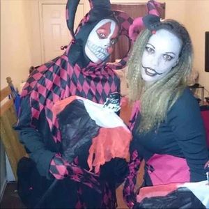 His & Hers Jester Halloween Costume